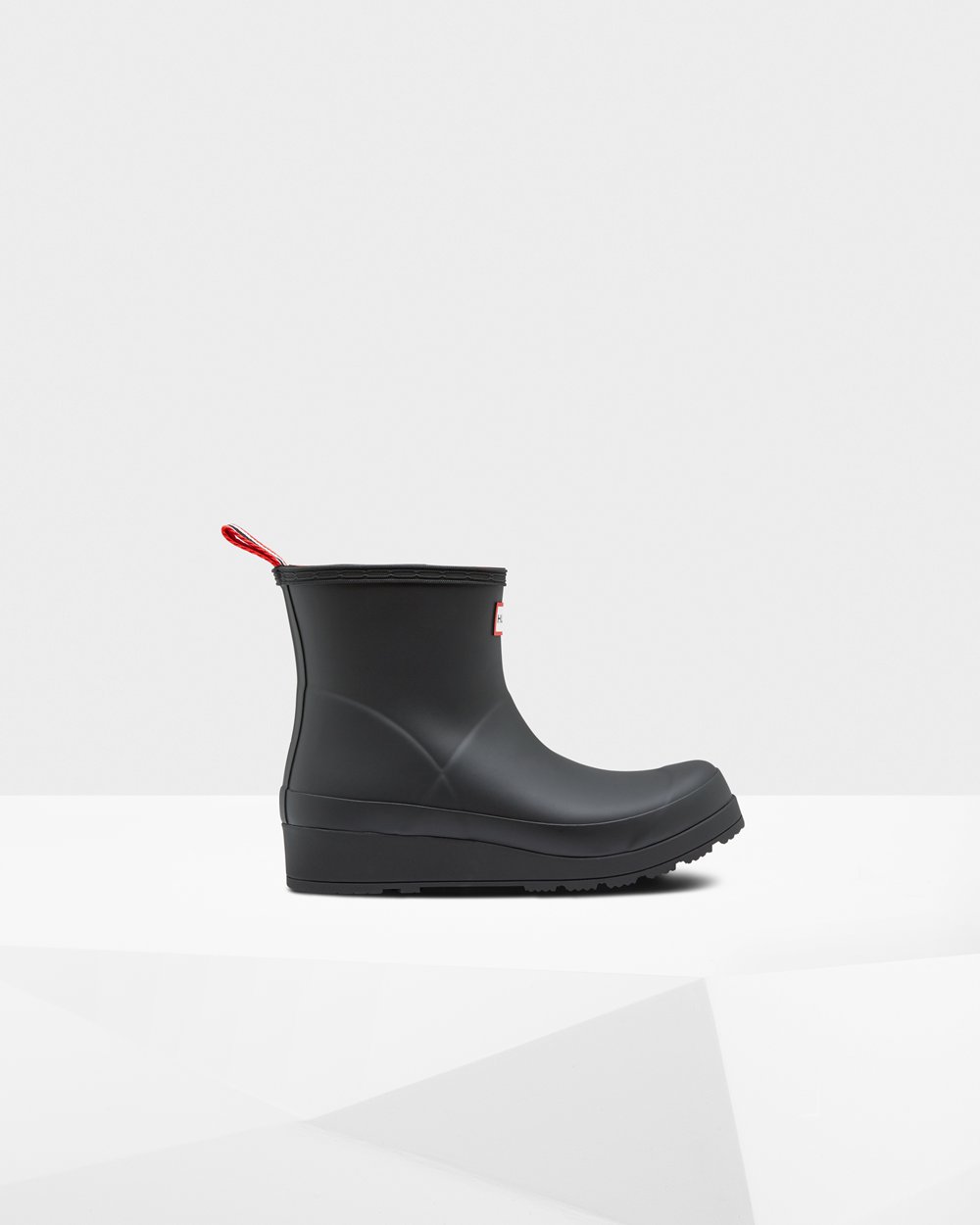 Hunter Original Insulated Short Rain For Women - Play Boots Black | India ADXTE9643